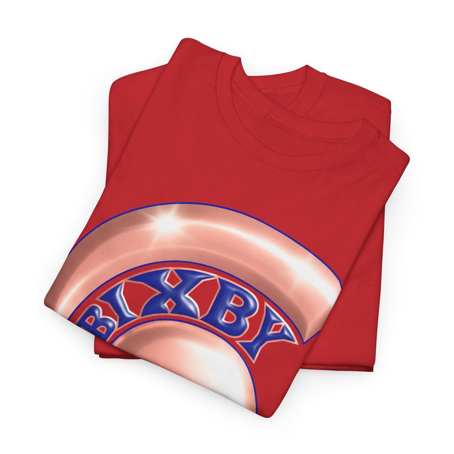 Bixby Spartan Metallic Rose Gold Gildan Tee