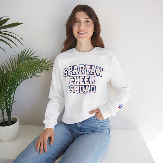 Spartan Cheer Squad With Sleeve Print Gildan Sweatshirt