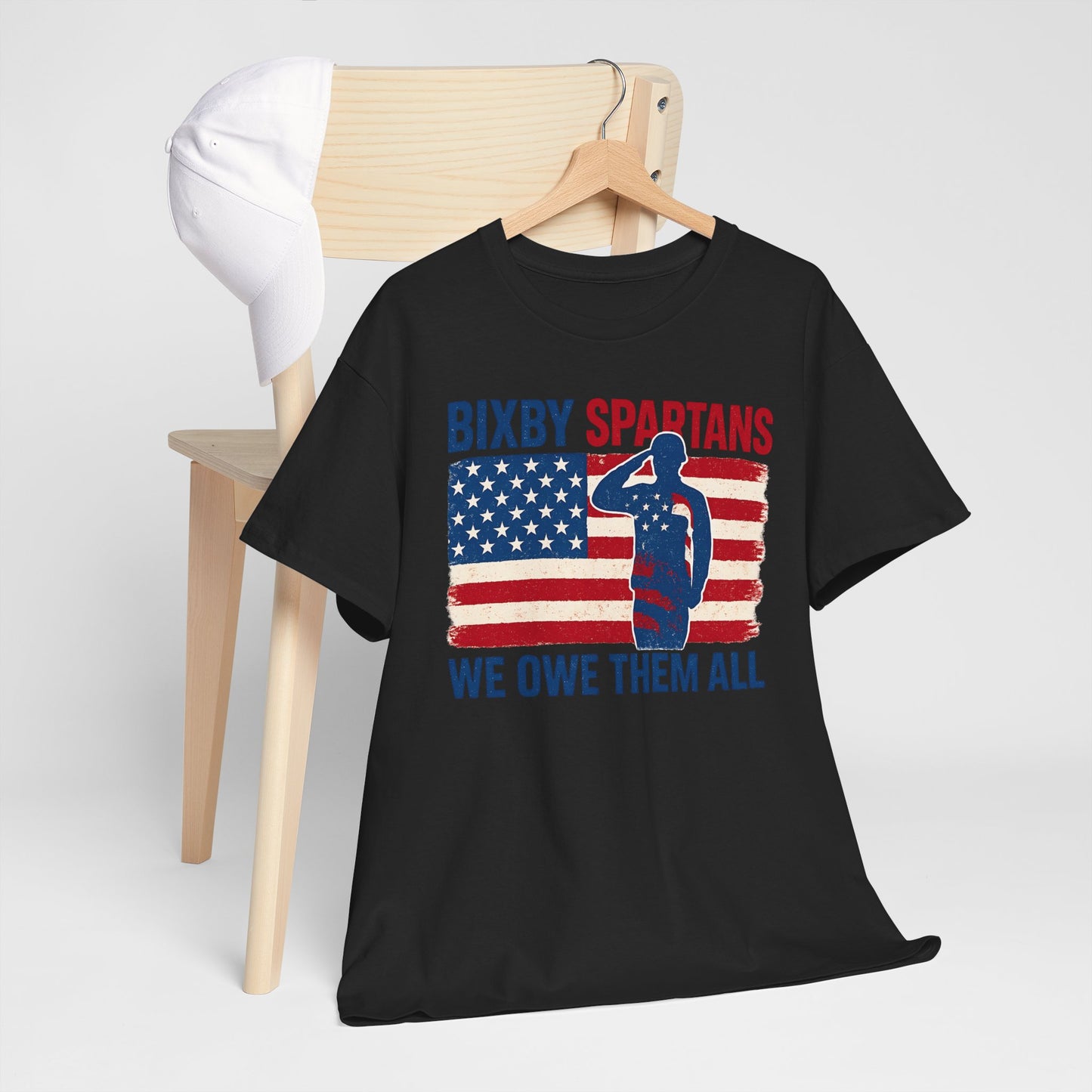Spartans We Owe Them All Gildan Tee