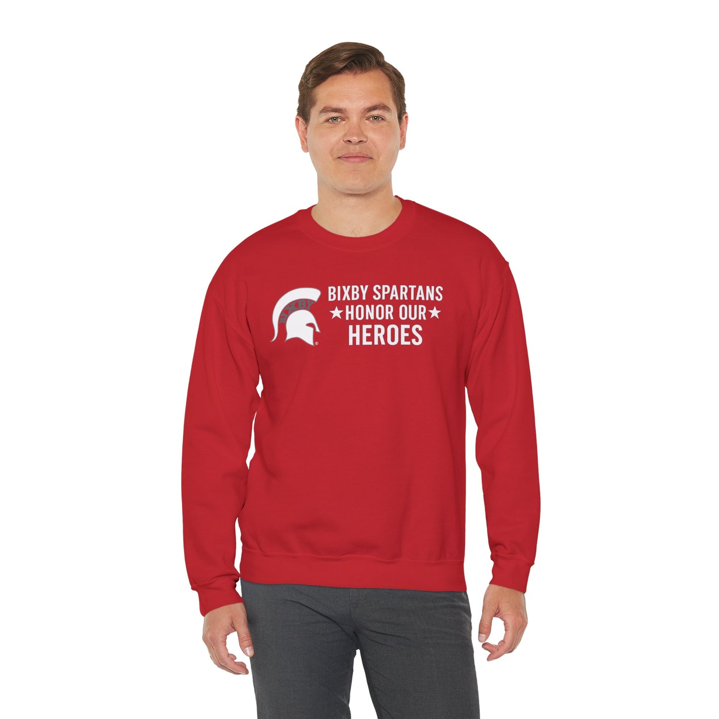 Spartans Honor Our Heroes Military Appreciation Gildan Sweatshirt