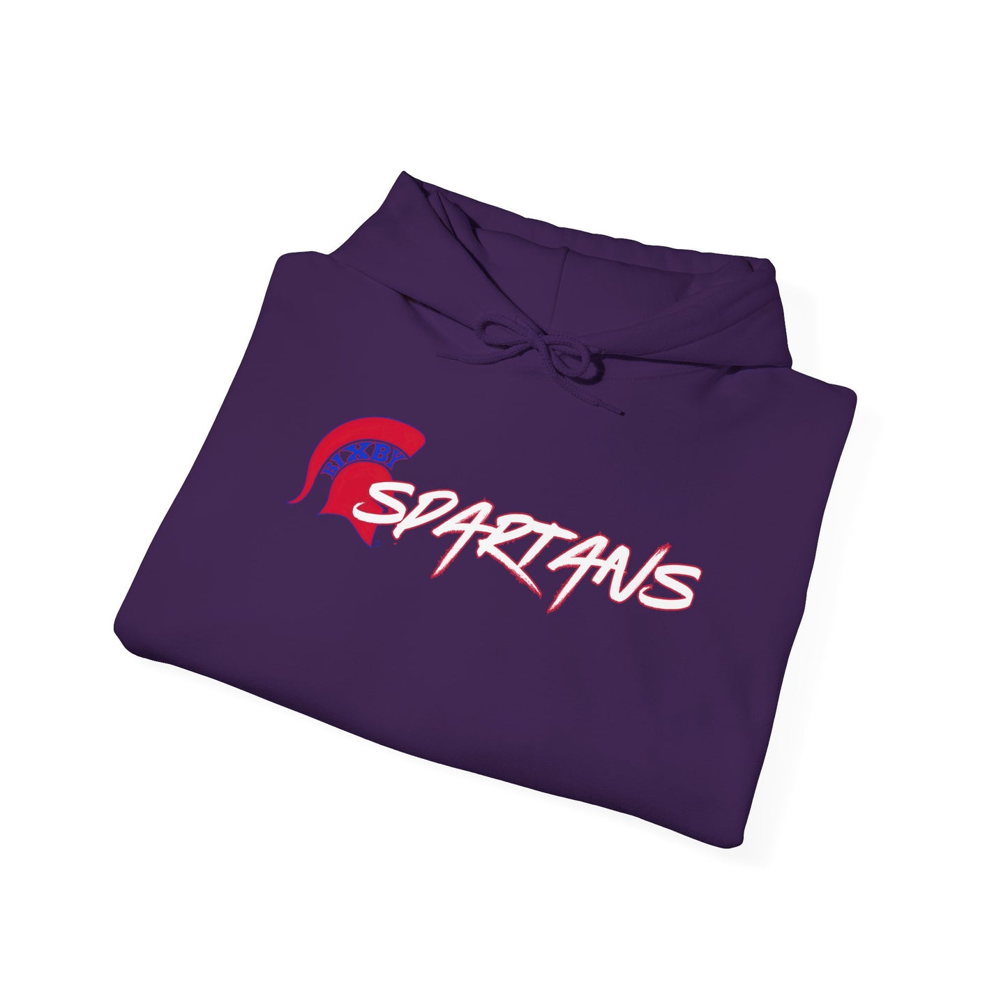 Spartans Red Logo Gildan Hoodie