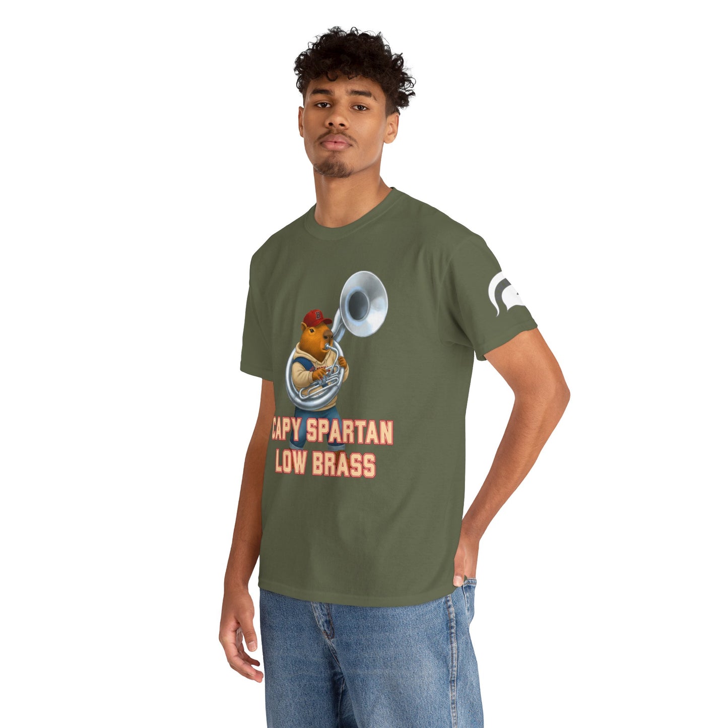 Capy Spartan Low Brass Gildan Tee