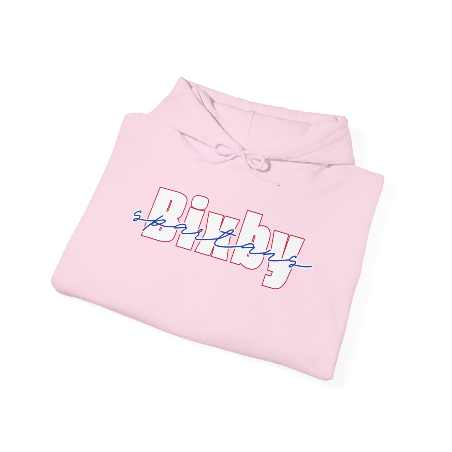 Bixby Spartans Cursive Gildan Hoodie