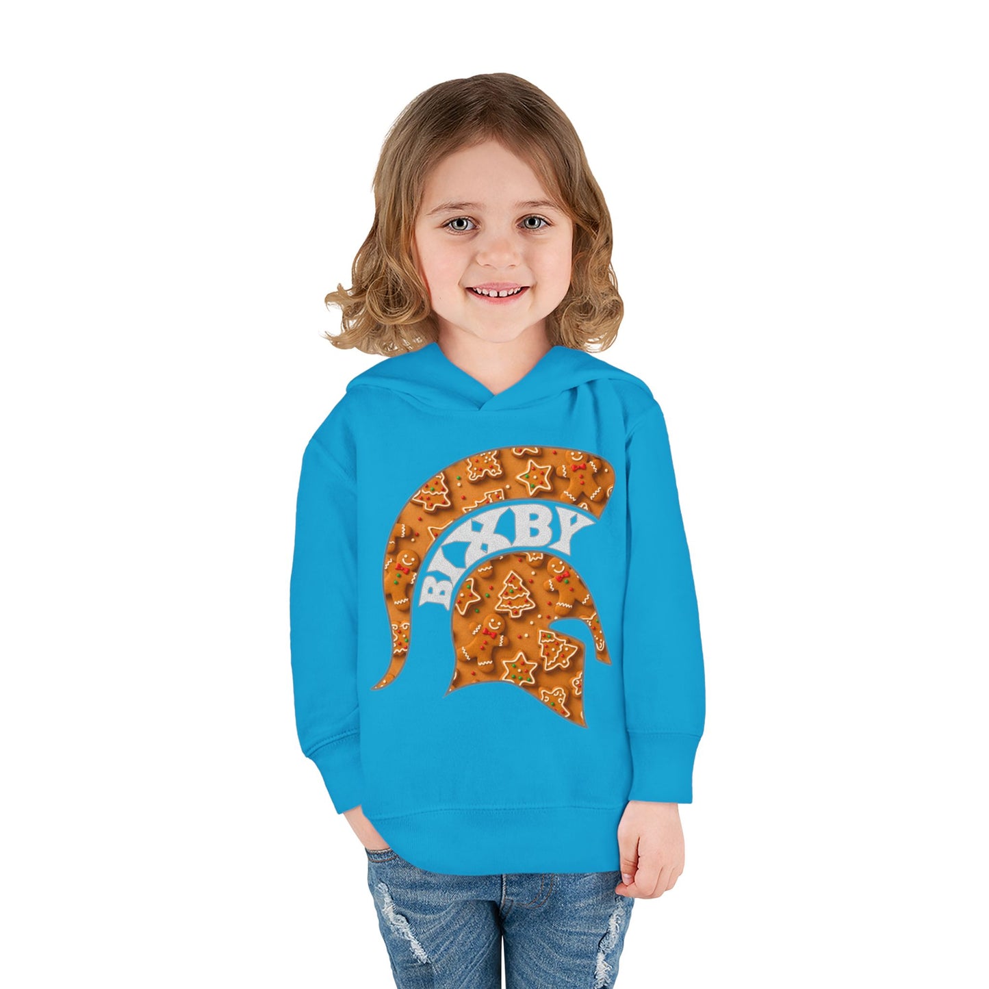 Bixby Spartans Gingerbread Toddler Rabbit Skins Sweatshirt
