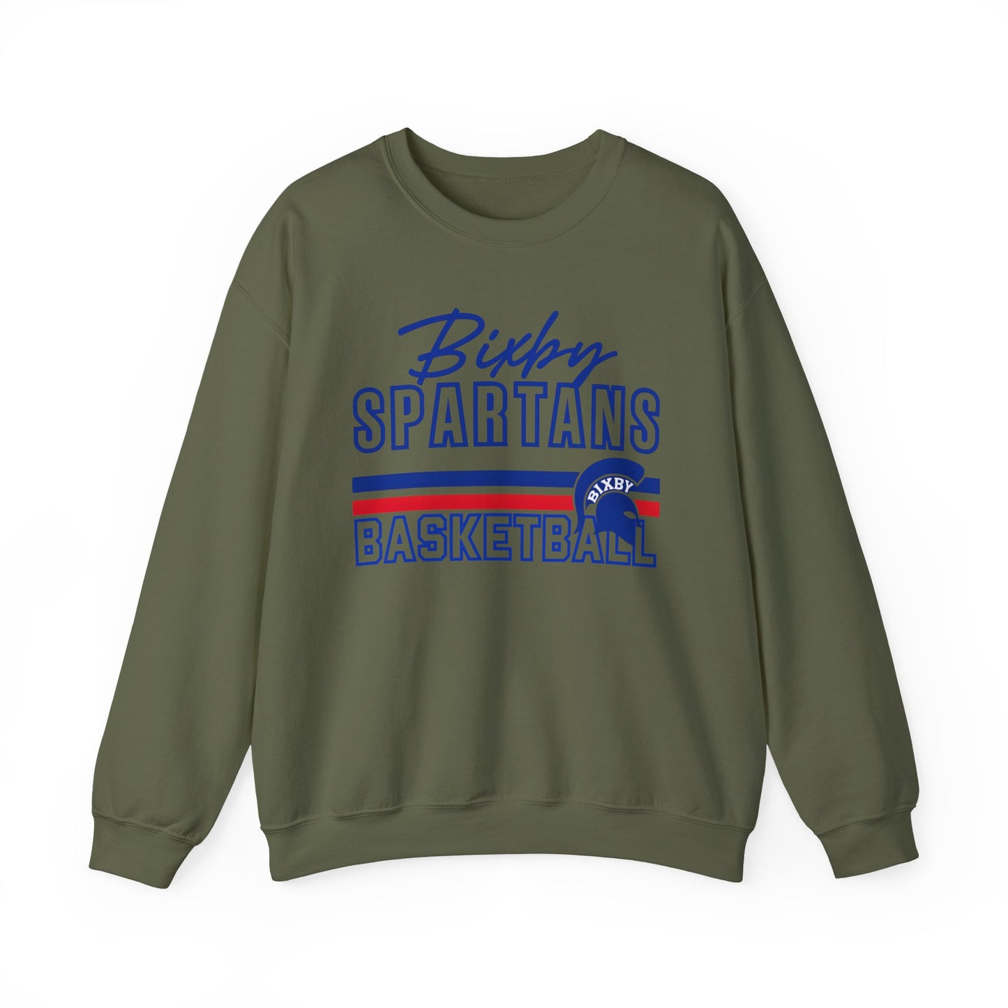 Bixby Spartans Basketball Gildan Sweatshirt