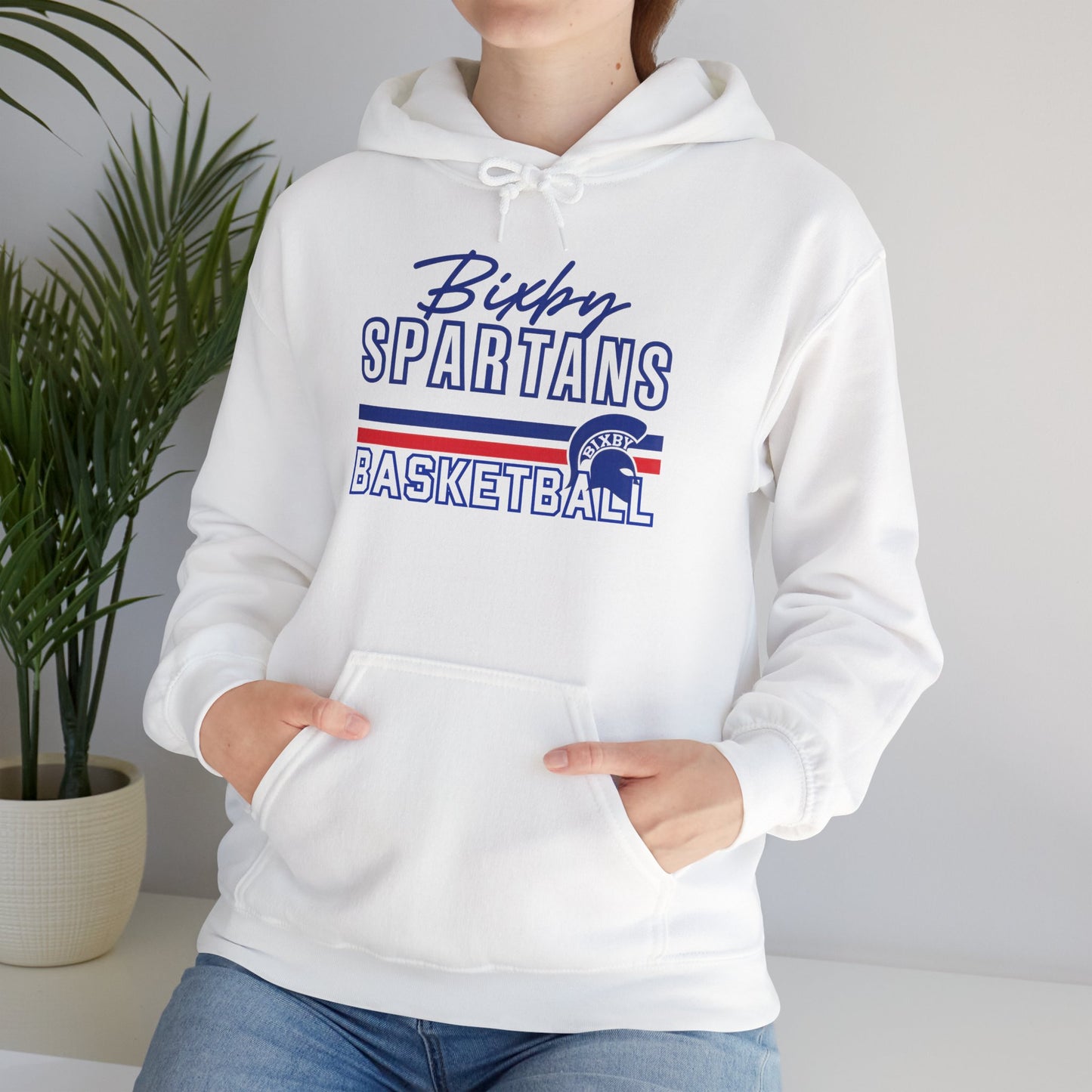 Bixby Spartans Basketball Gildan Hoodie