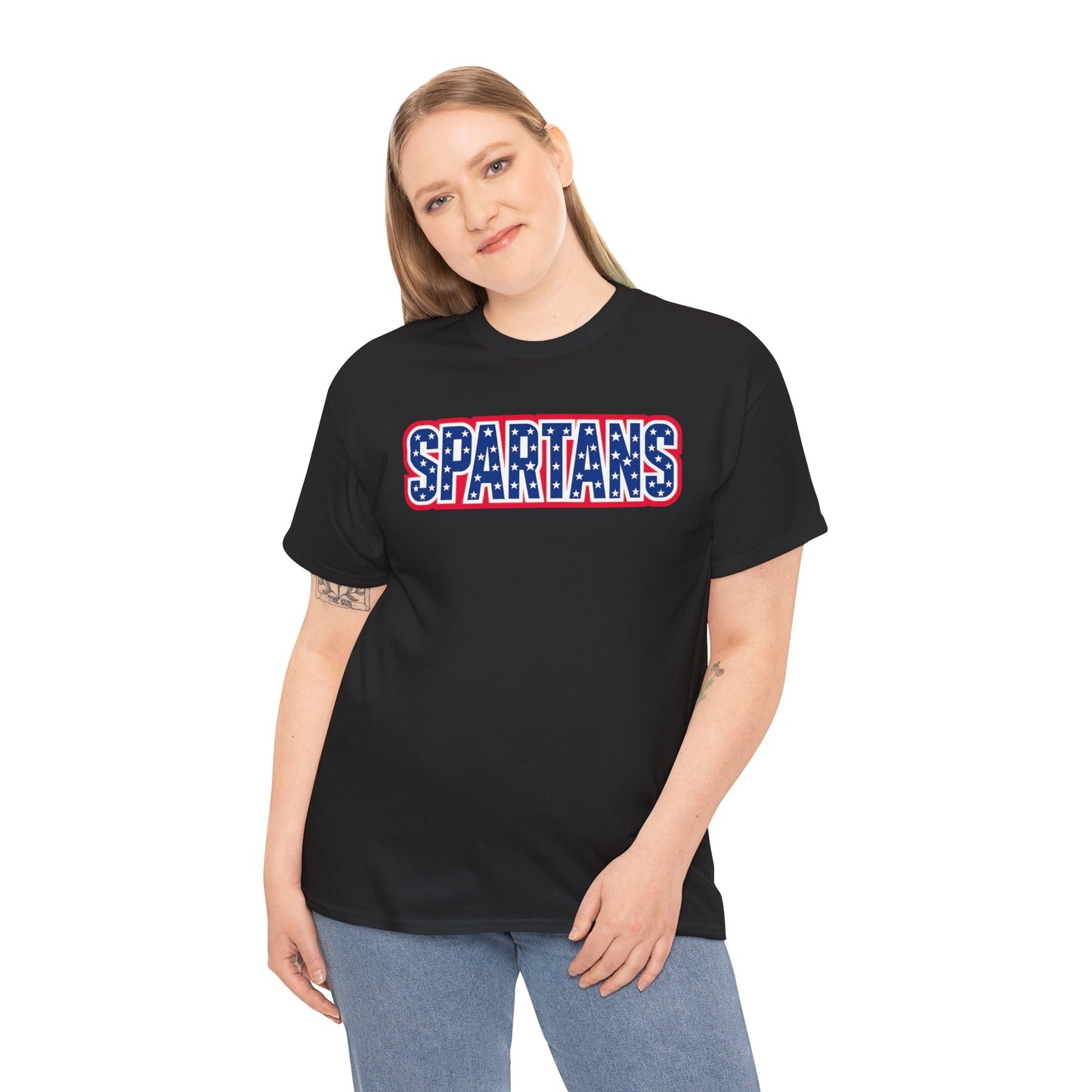 Spartans Patriotic Gildan Tee