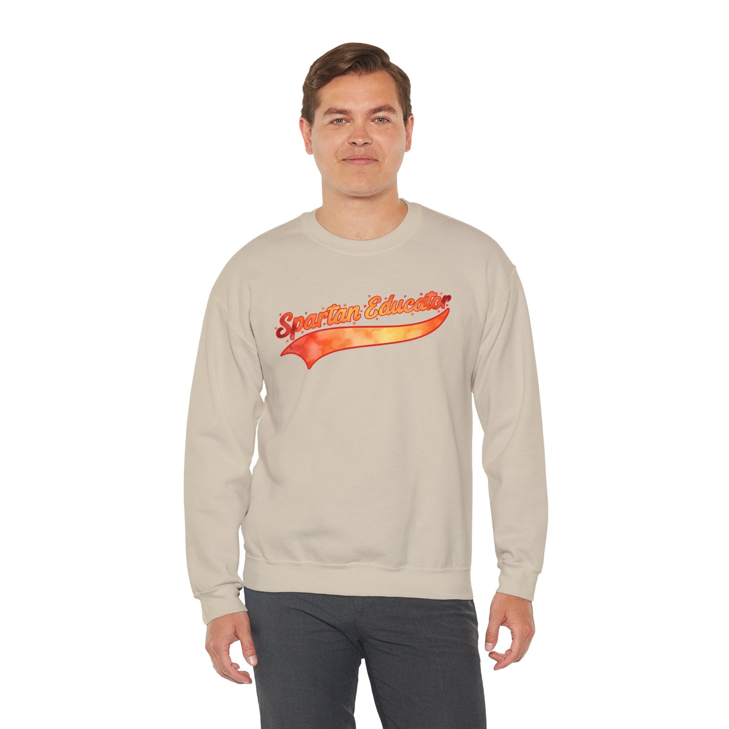 Spartan Educator Fall Design Gildan Sweatshirt