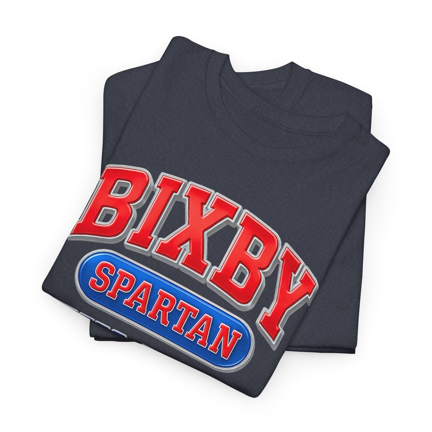 Bixby Spartan Athletics Metallic Gildan Tee