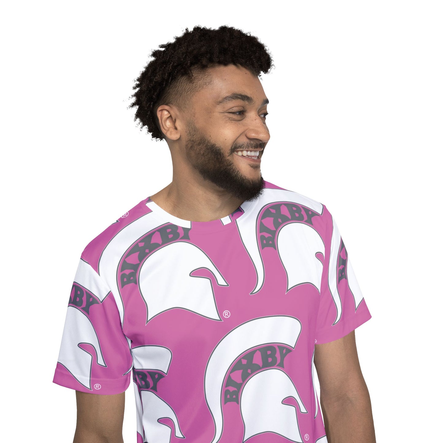 Bixby Spartan White Logo All Over Print Tee