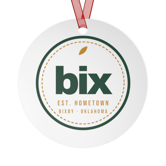 bix Stamp Aluminum Keepsake Ornament