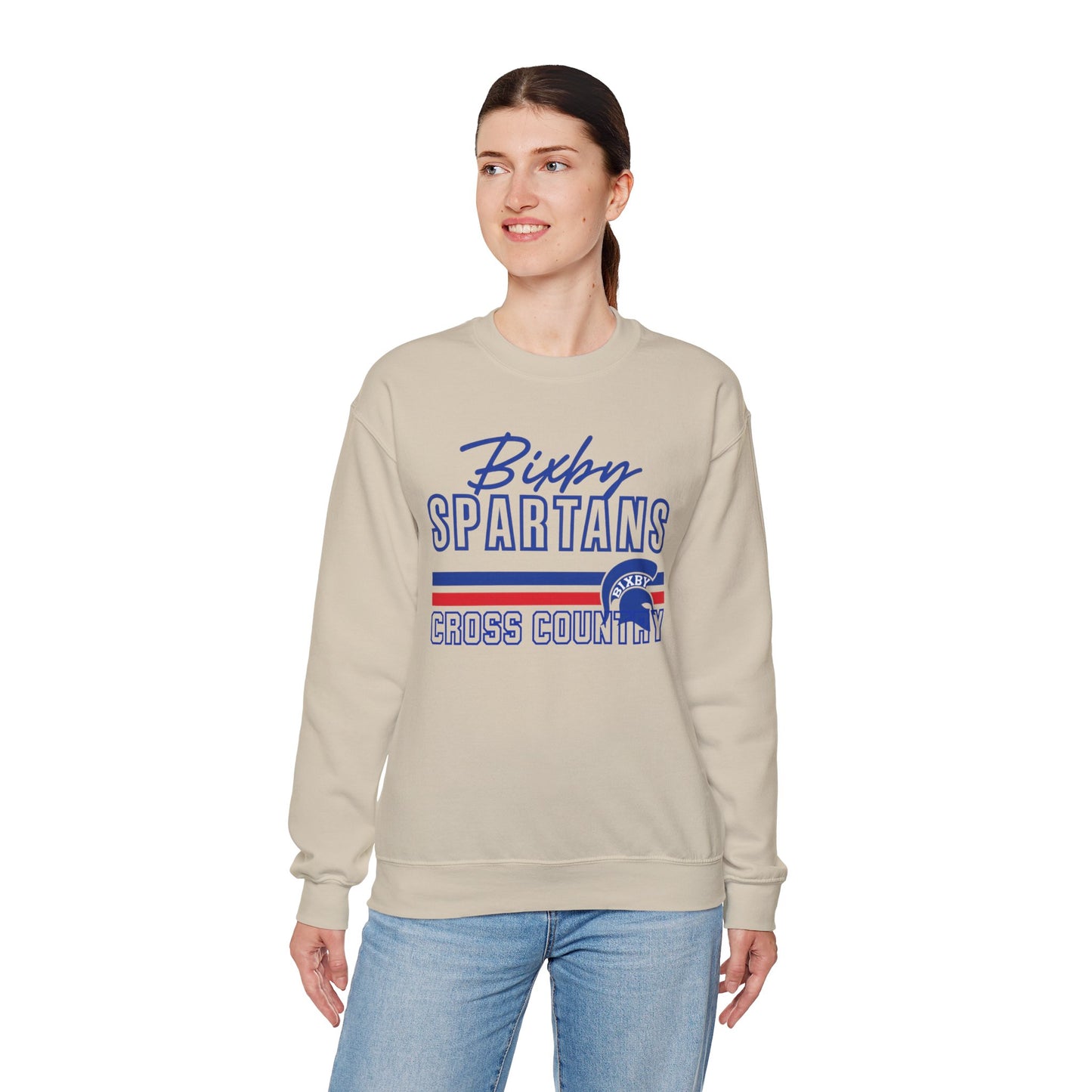 Bixby Spartans Cross Country Gildan Sweatshirt