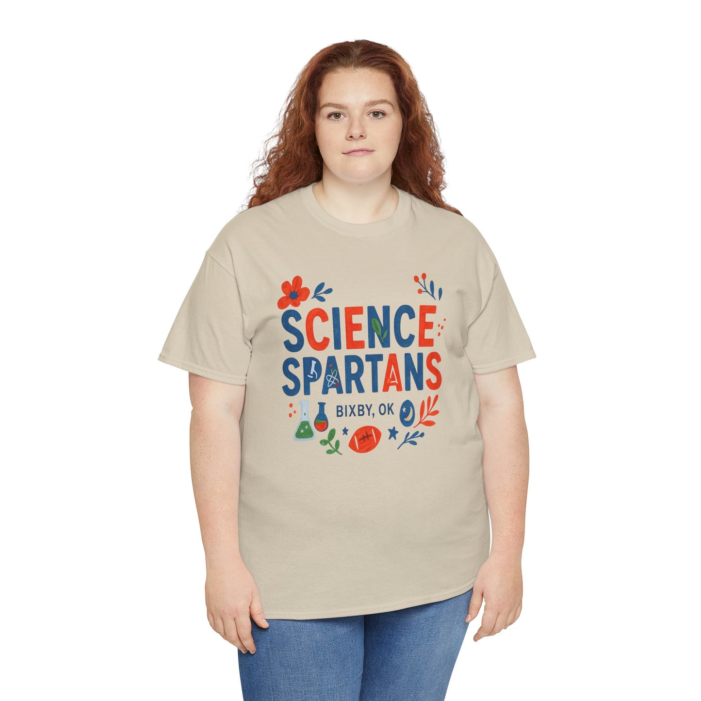 Floral Science Spartan Gildan Tee