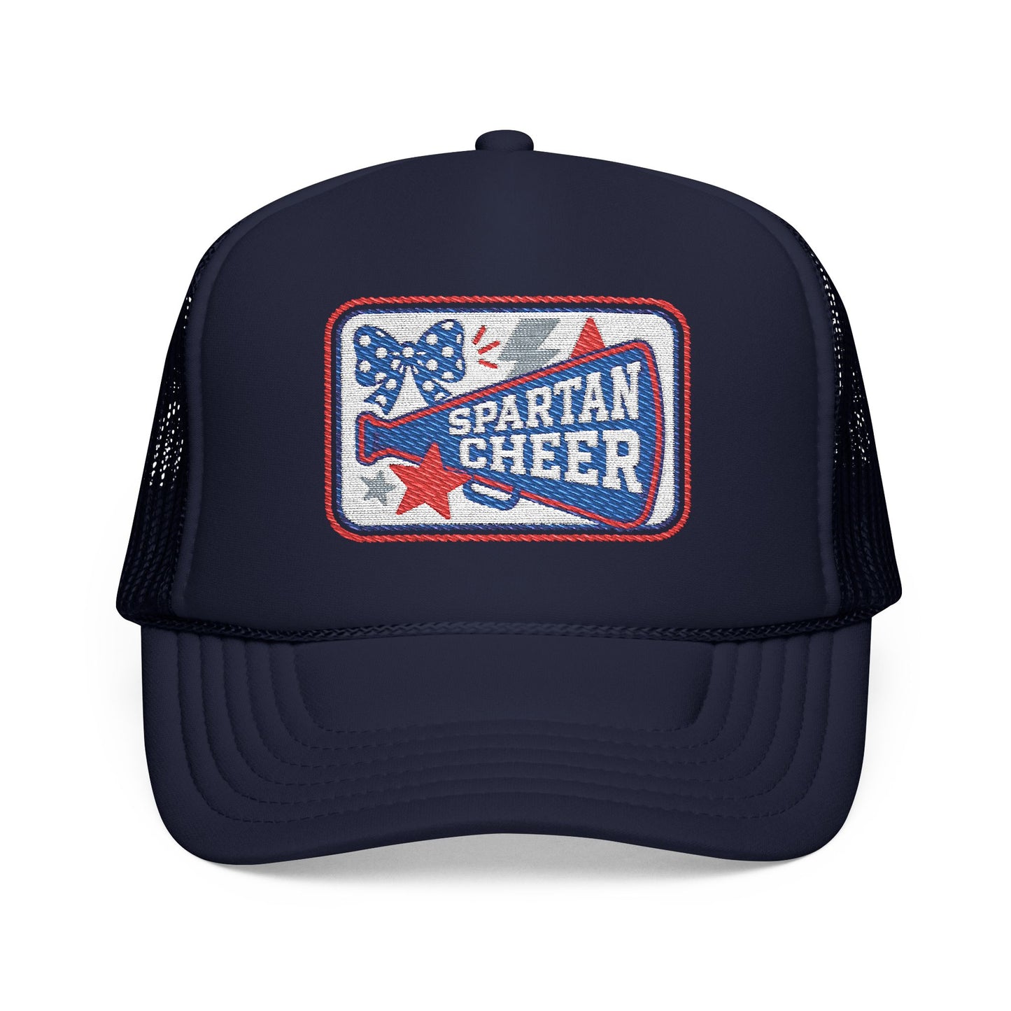 Spartan Cheer Embroidered Foam Trucker Hat