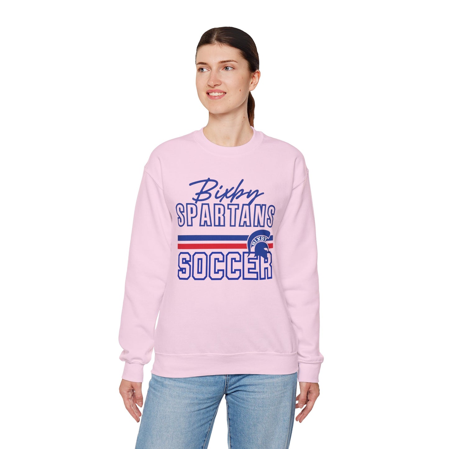 Bixby Spartans Soccer Gildan Sweatshirt