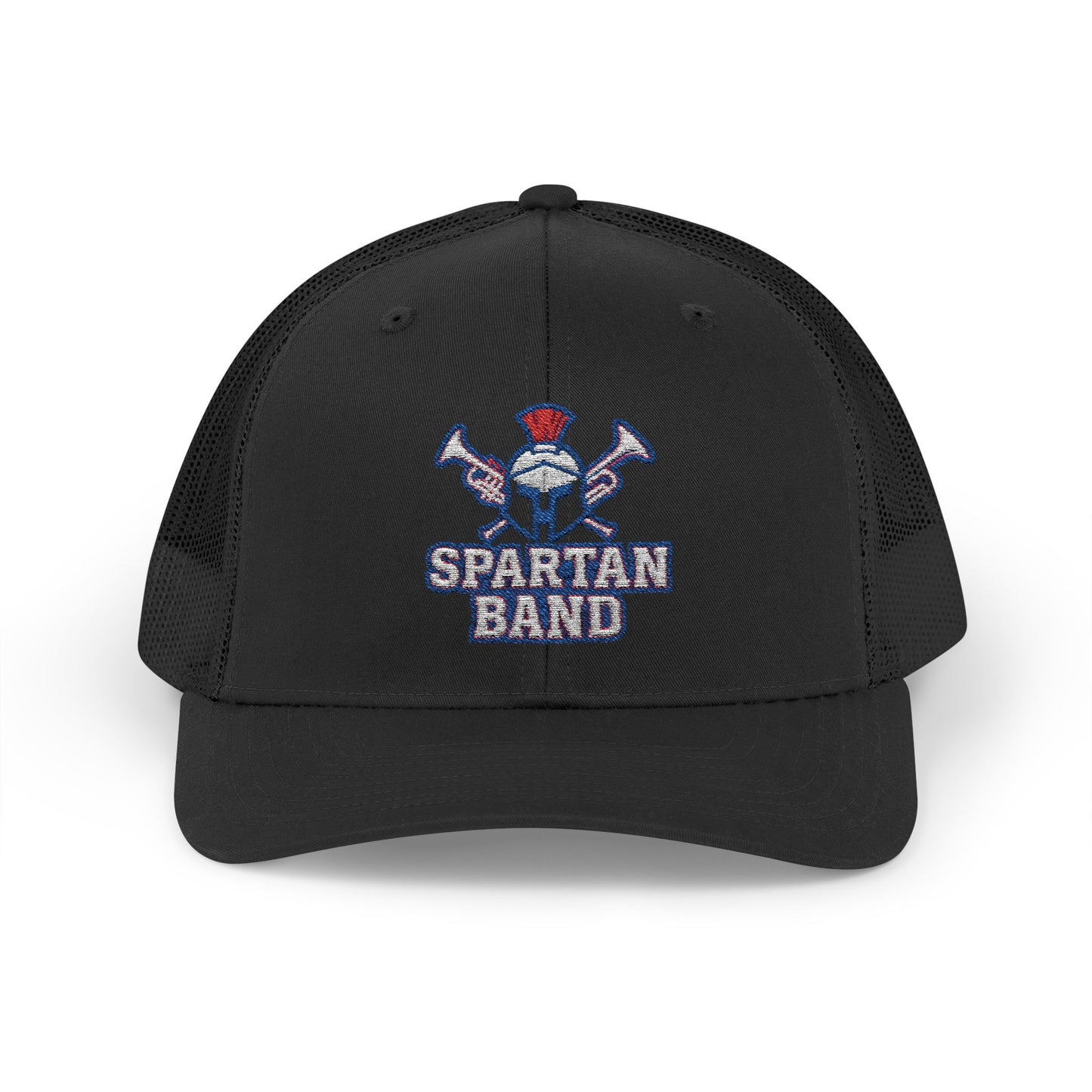 Spartan Band Embroidered Trucker Snapback
