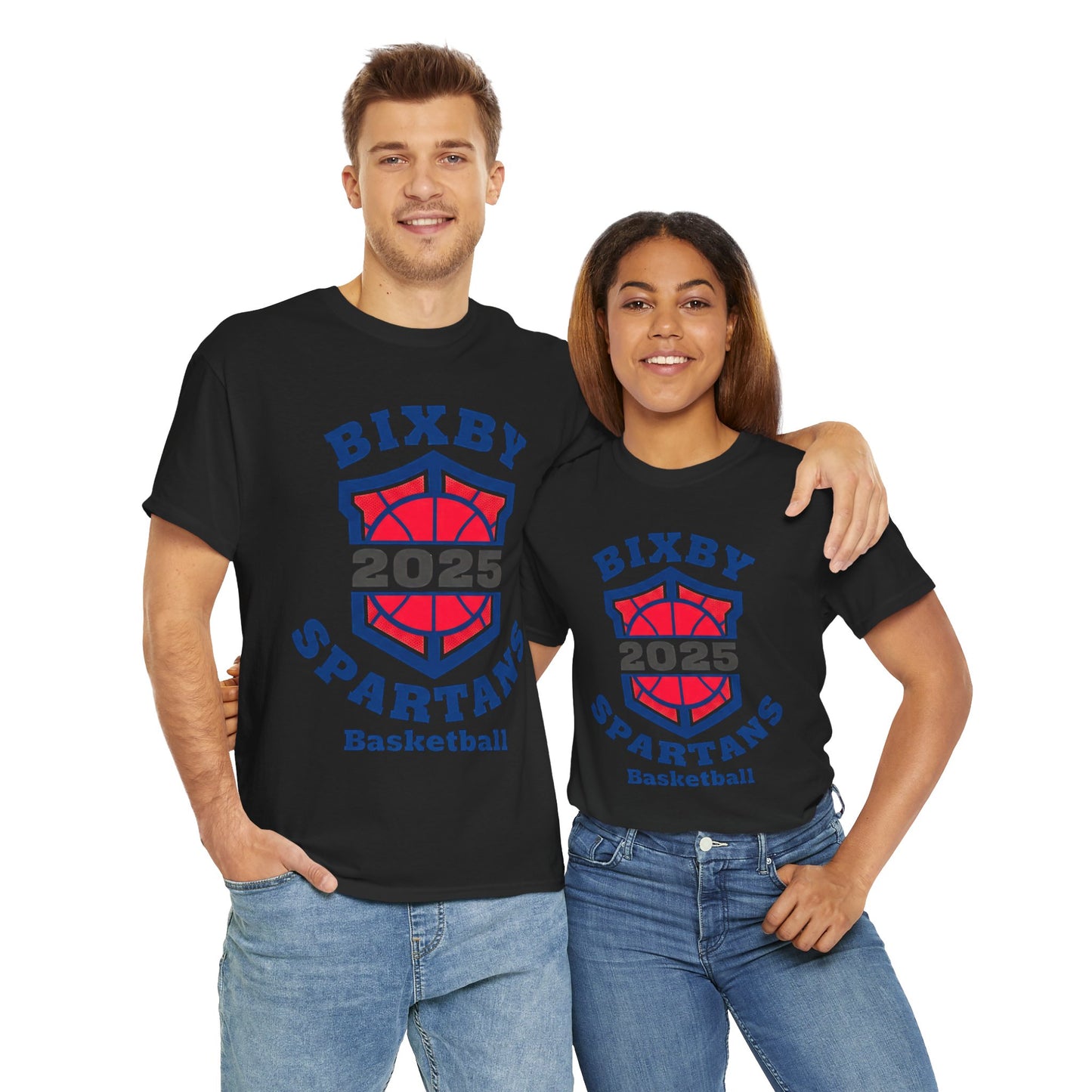 Bixby Spartans Basketball Gildan Tee