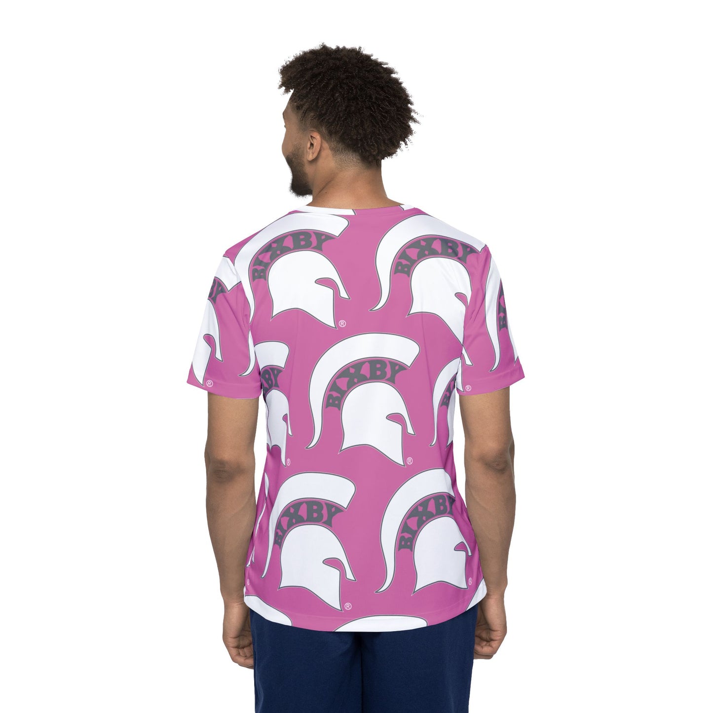 Bixby Spartan White Logo All Over Print Tee