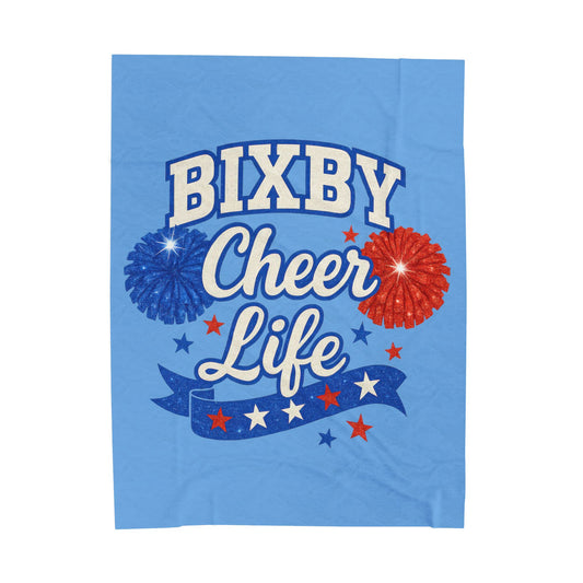 Bixby Cheer Life Velveteen Plush Blanket