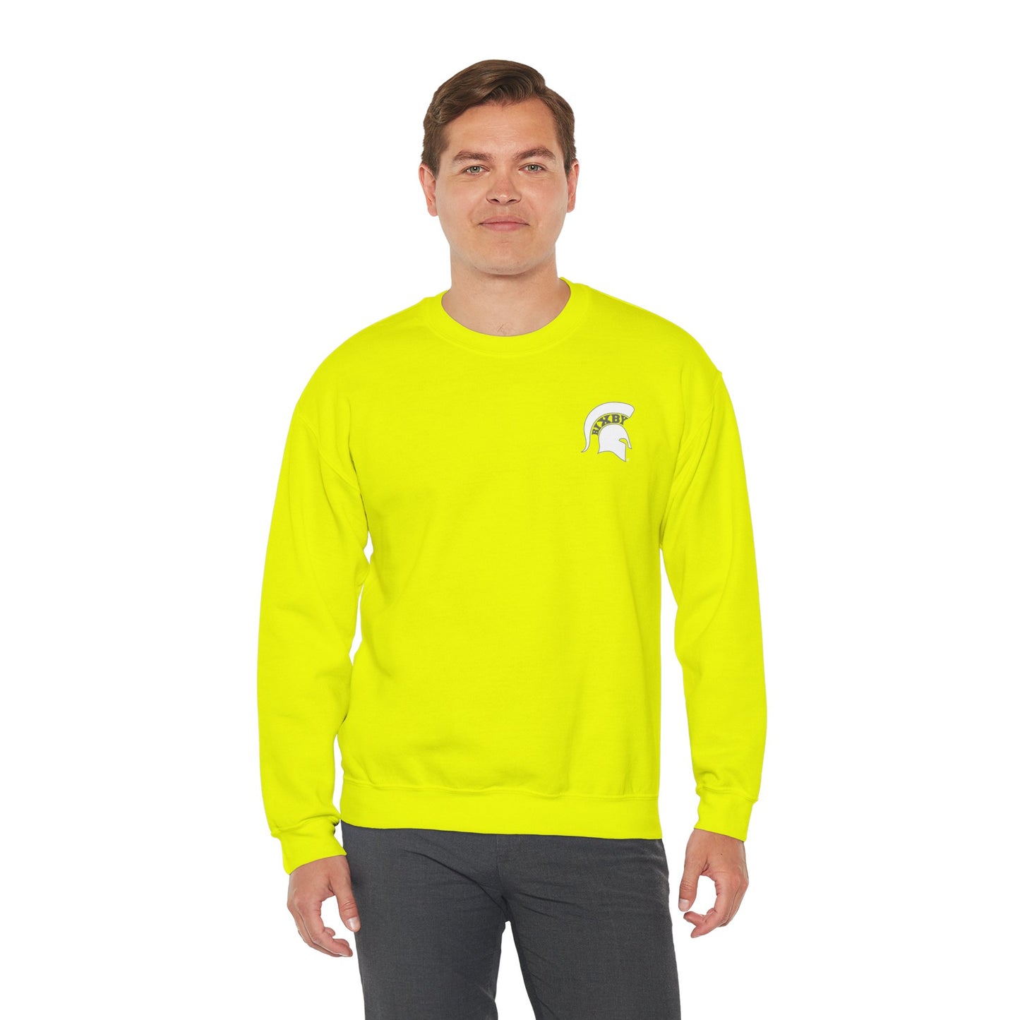 Spartan White Logo Gildan Sweatshirt