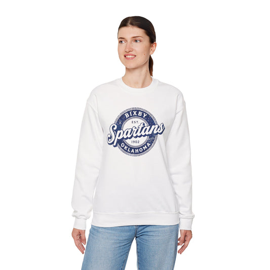 Bixby Spartans Vintage Oklahoma Crewneck Gildan Sweatshirt