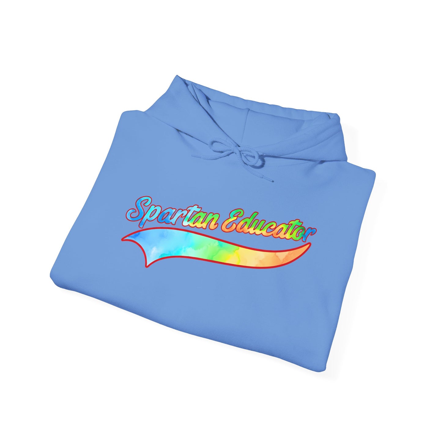 Spartan Educator Tie-Dye Design Gildan Hoodie