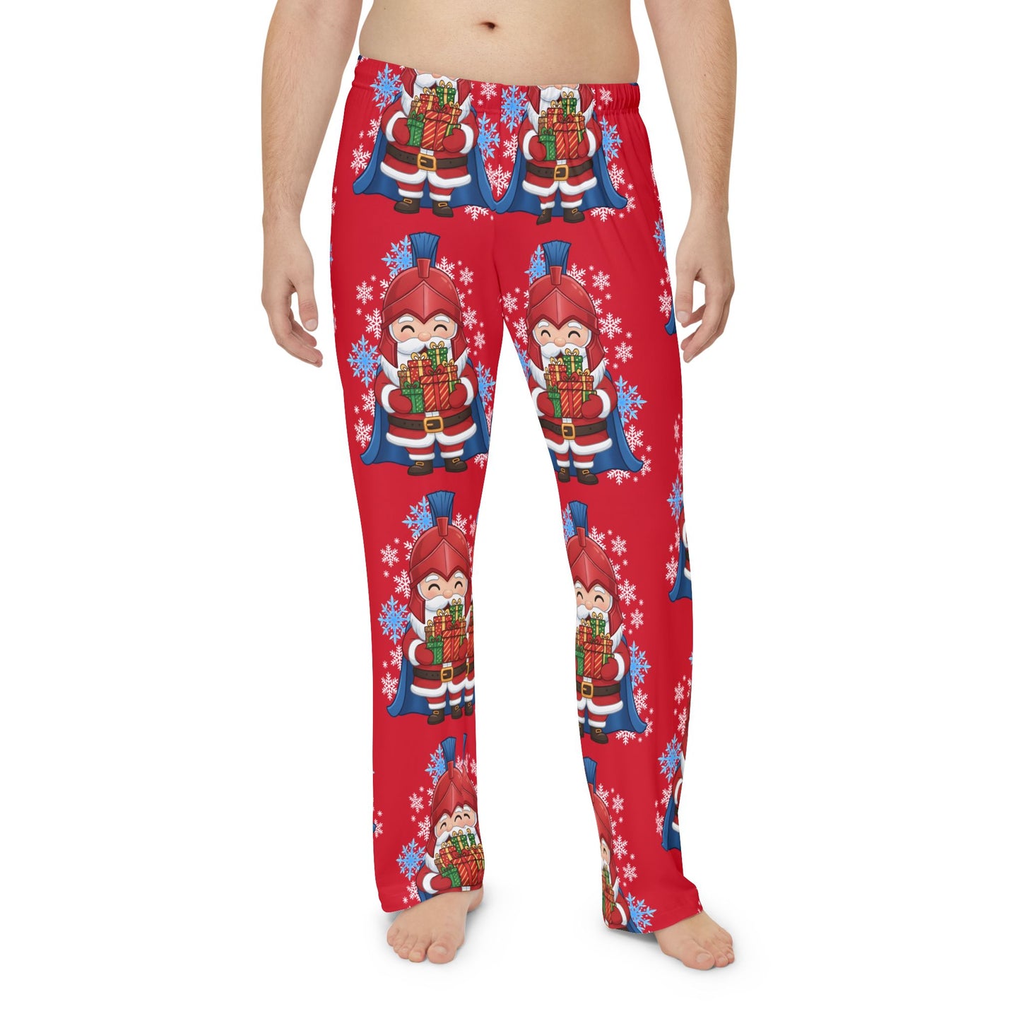 Spartan Santa Red Men's Pajama Bottoms