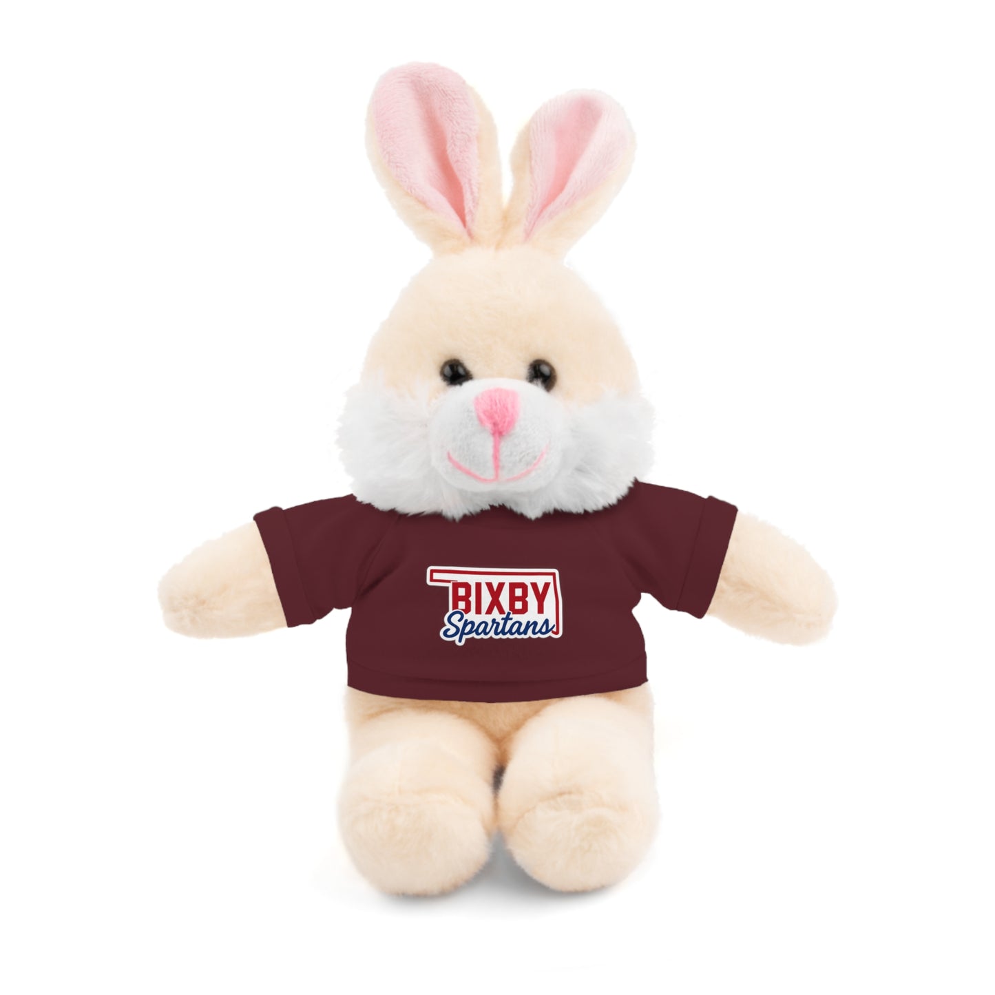 Bixby Oklahoma Spartan Stuffed Animal Logo