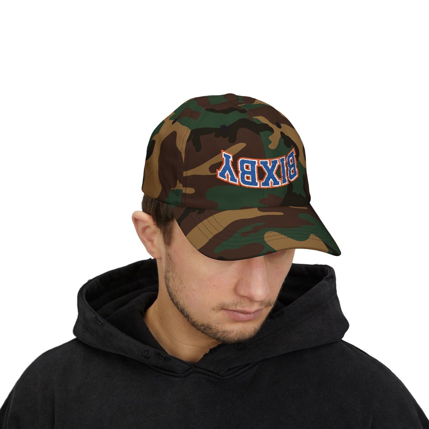Upside-Down Bixby Embroidered Classic Ballcap