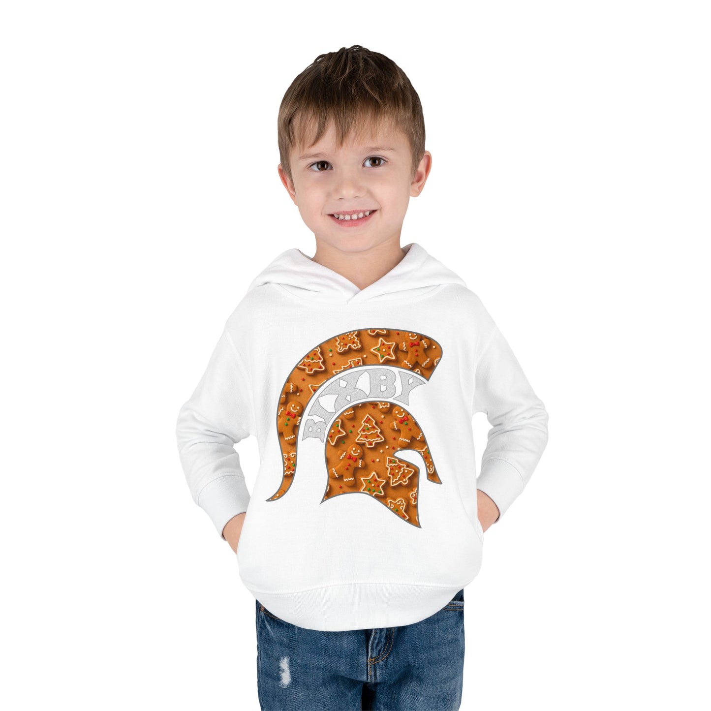 Bixby Spartans Gingerbread Toddler Rabbit Skins Sweatshirt