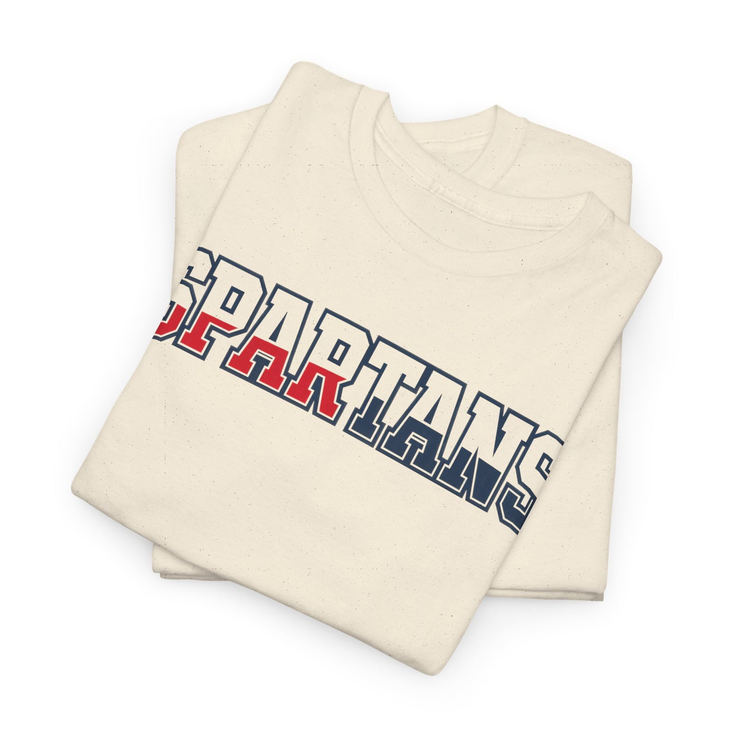 Spartans Athletic Letter Chest and Left Sleeve Gildan Tee