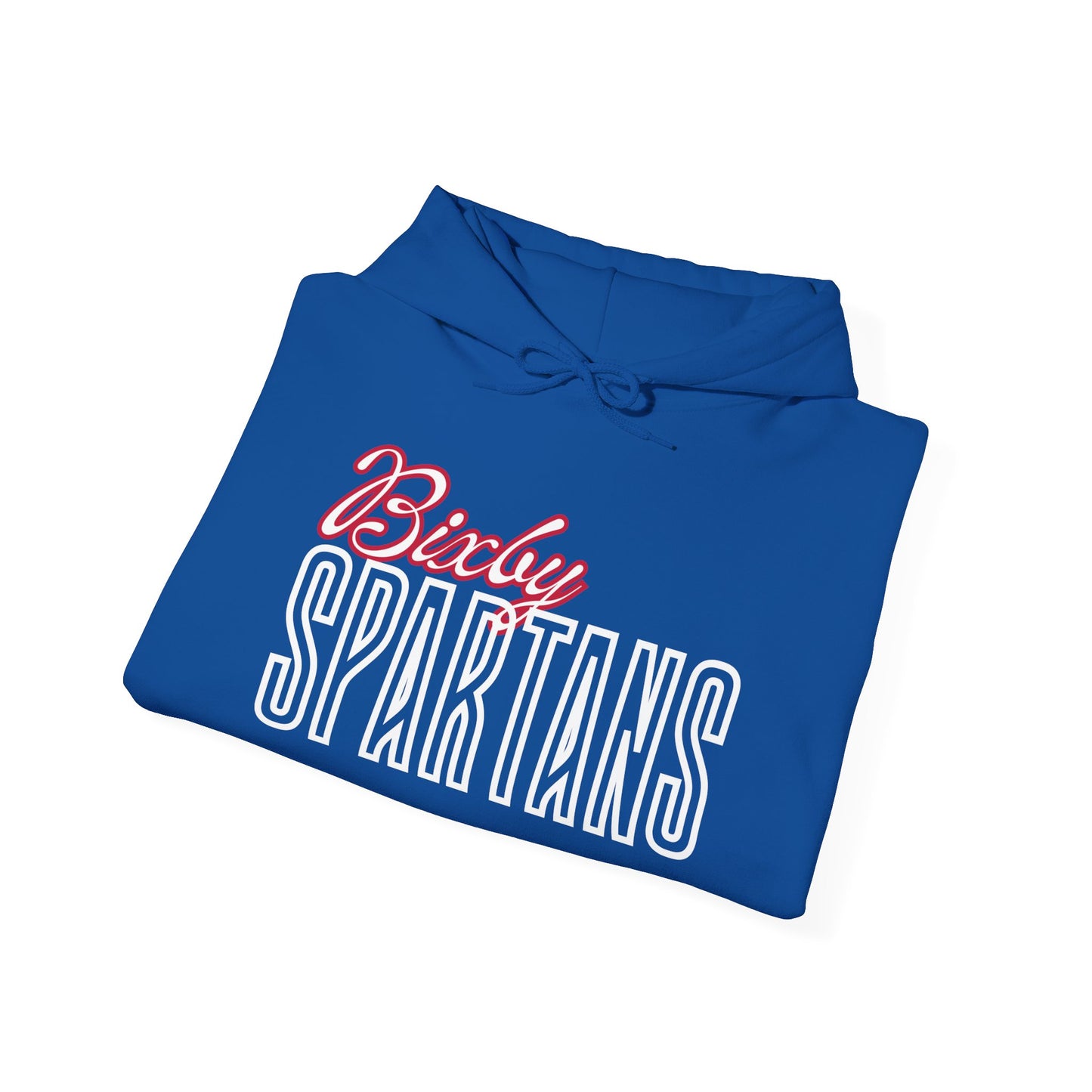 Bixby Spartans Cursive Gildan Hoodie