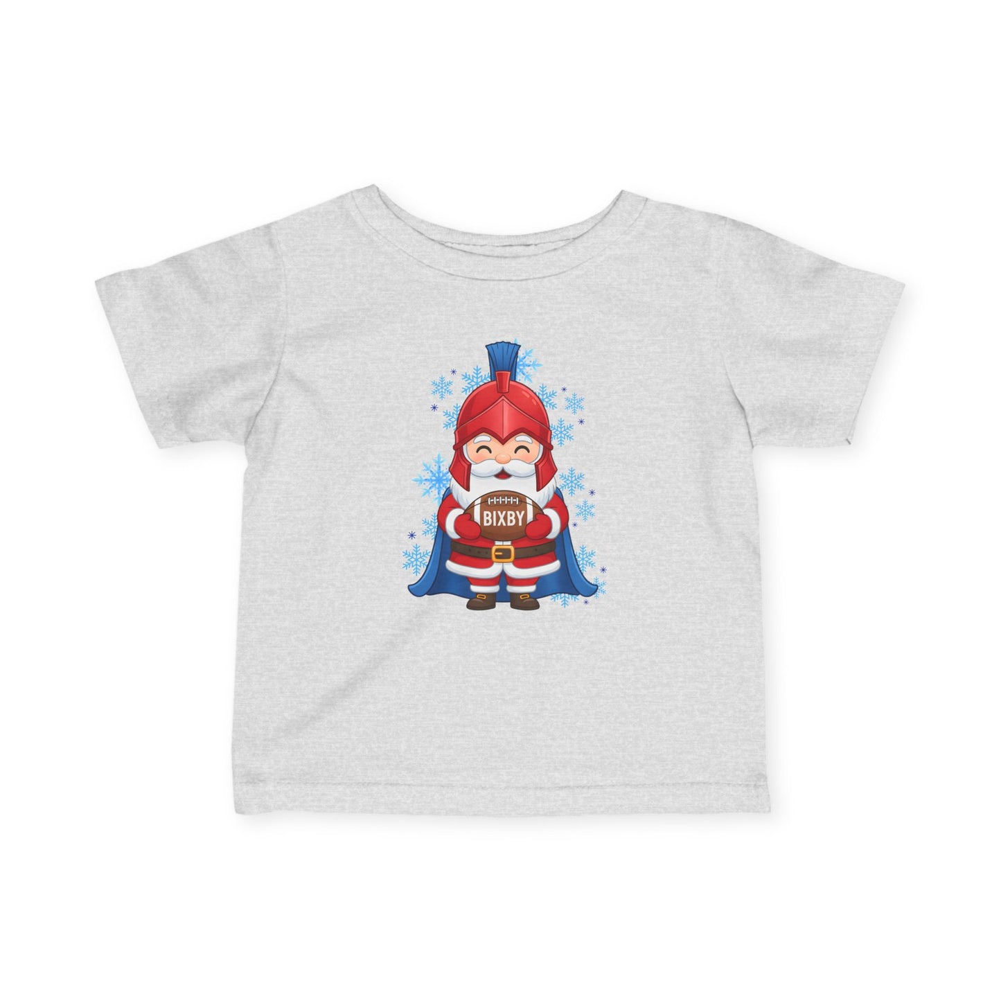 Spartan Football Santa Infant Rabbit Skins Tee