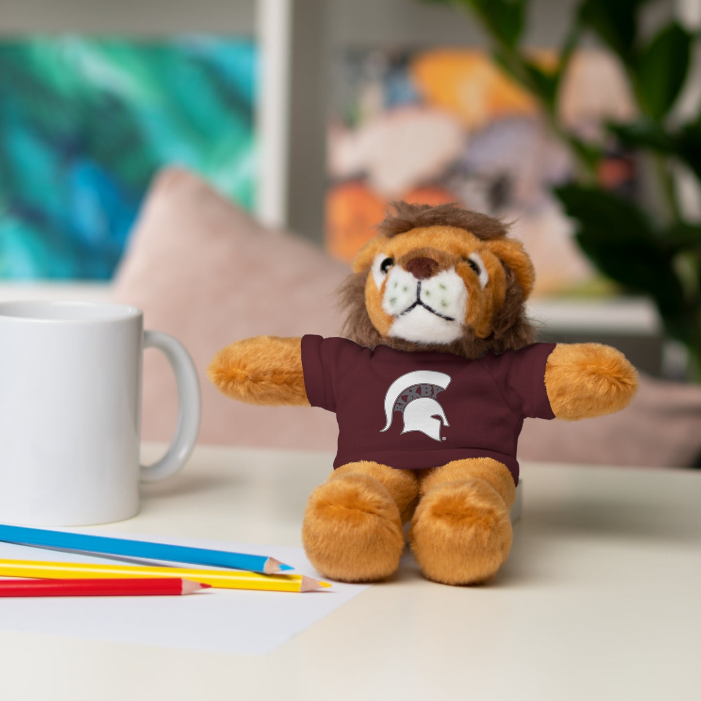 Spartan Stuffed Animal Logo