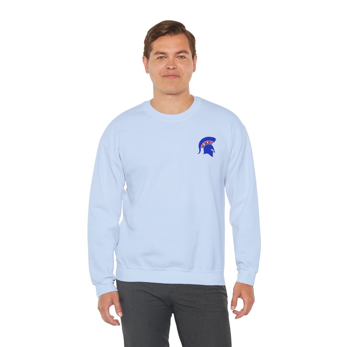 Spartan Blue Logo Gildan Sweatshirt