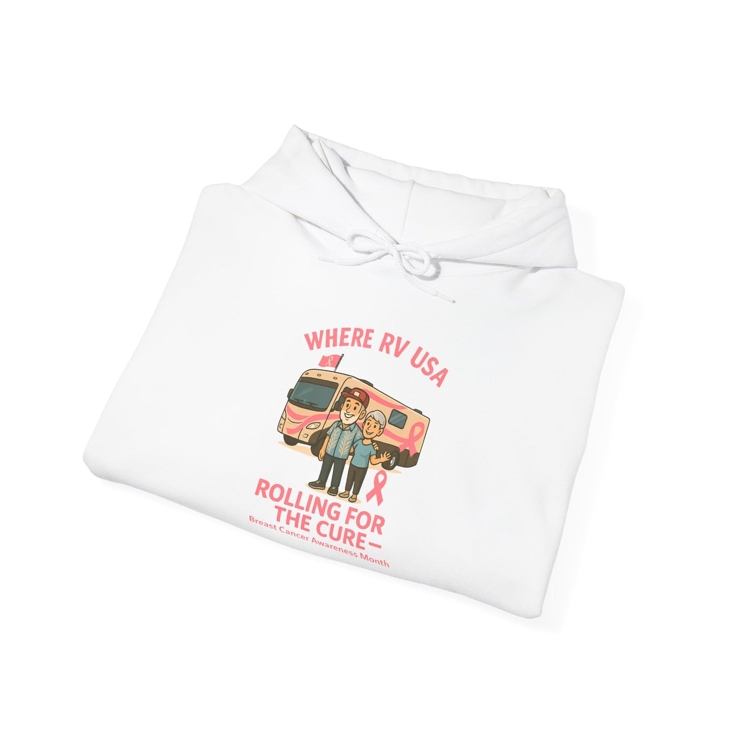 Where RV USA Breast Cancer Awareness Gildan Hoodie