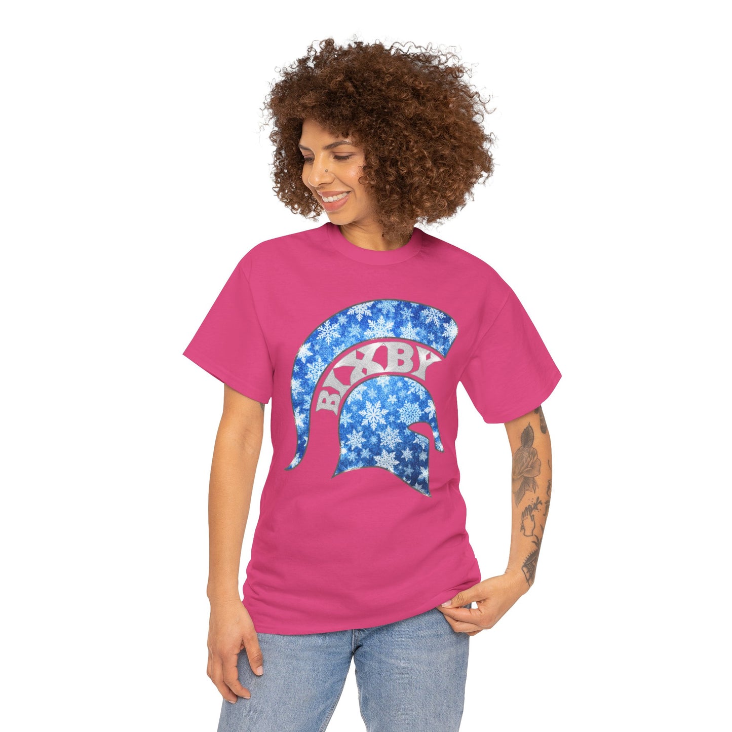 Bixby Spartan Winterfrost Gildan Tee