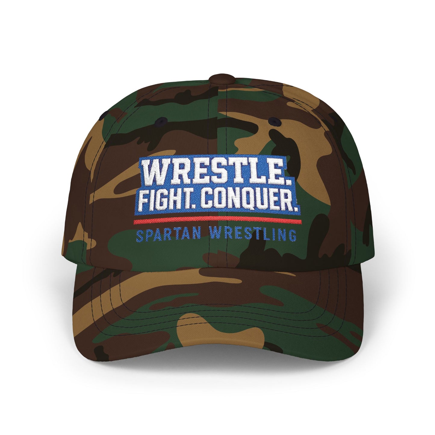 Spartan Wrestle. Fight. Conquer Classic Ballcap