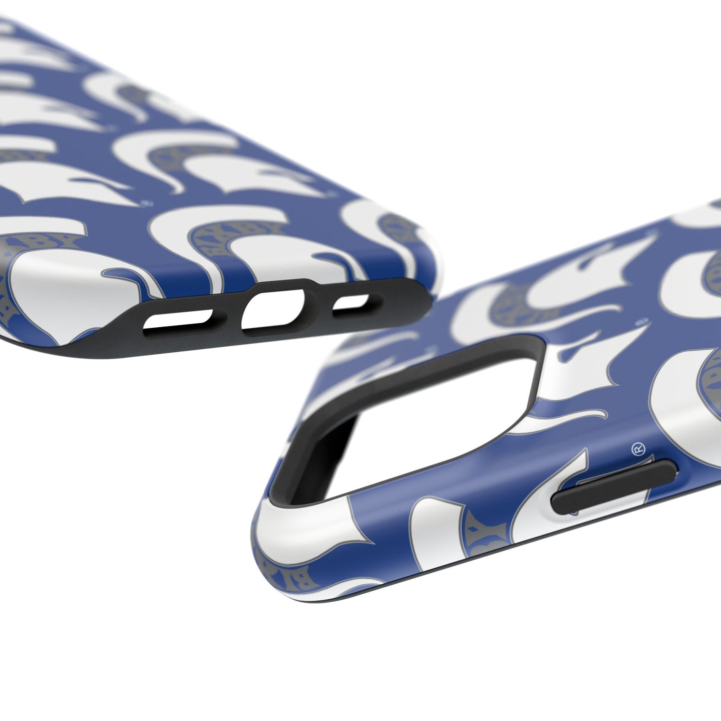 Bixby Spartan White Logo Impact Resistant iPhone Case