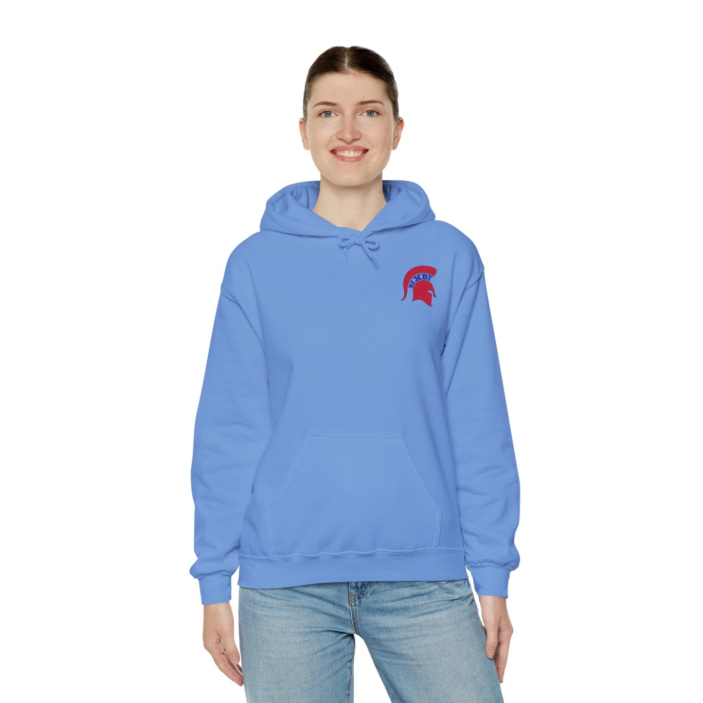 Spartan Soccer Club Distressed Crest Gildan Hoodie