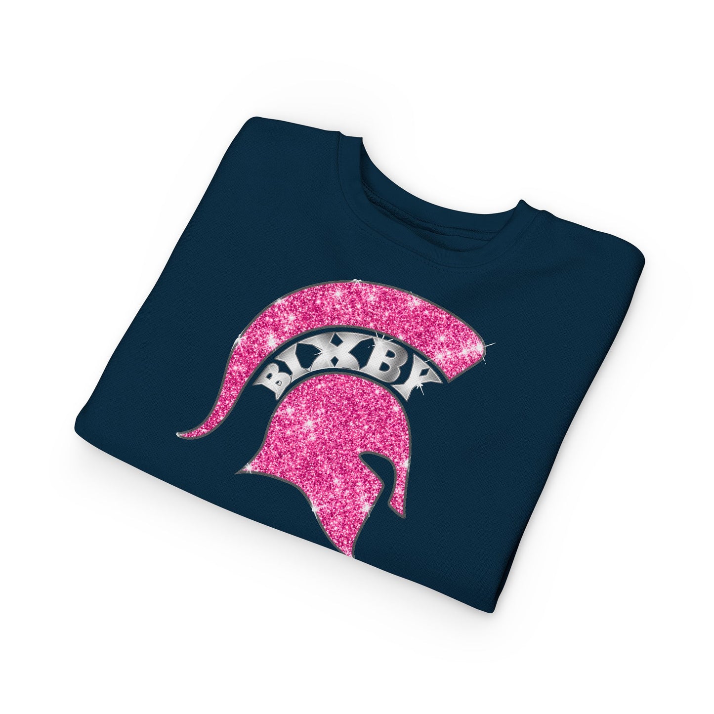 Bixby Spartan Pink Bling Toddler Rabbit Skins Sweatshirt