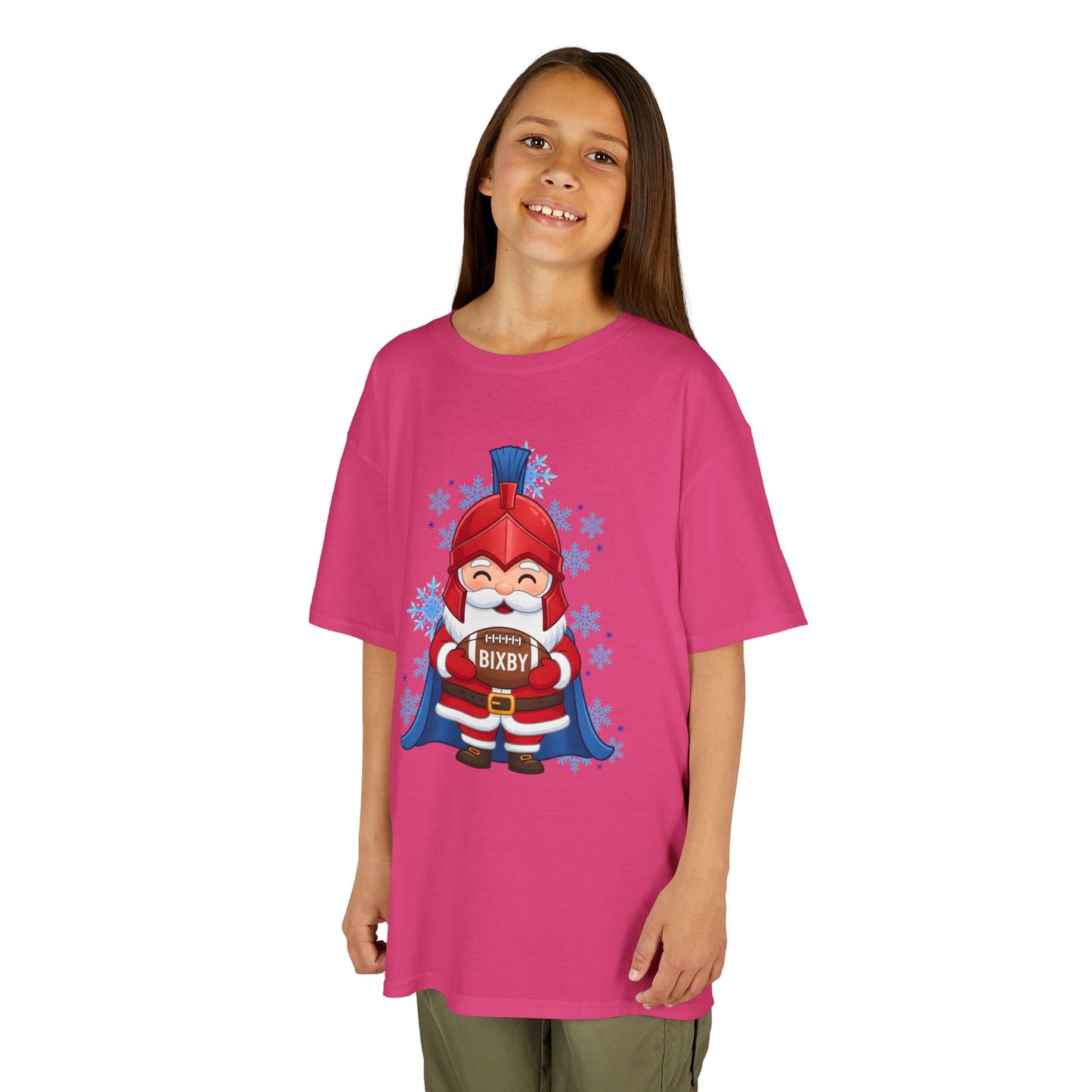Spartan Football Santa Youth Gildan Tee