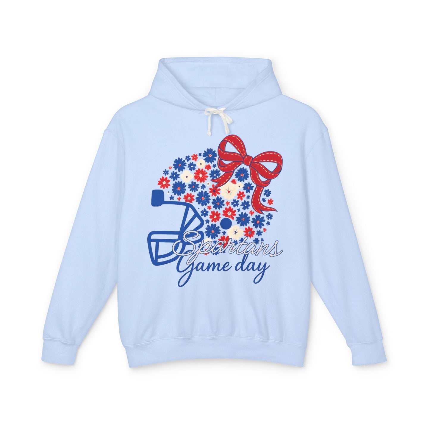 Spartans Floral Helmet Premium Comfort Colors Hoodie
