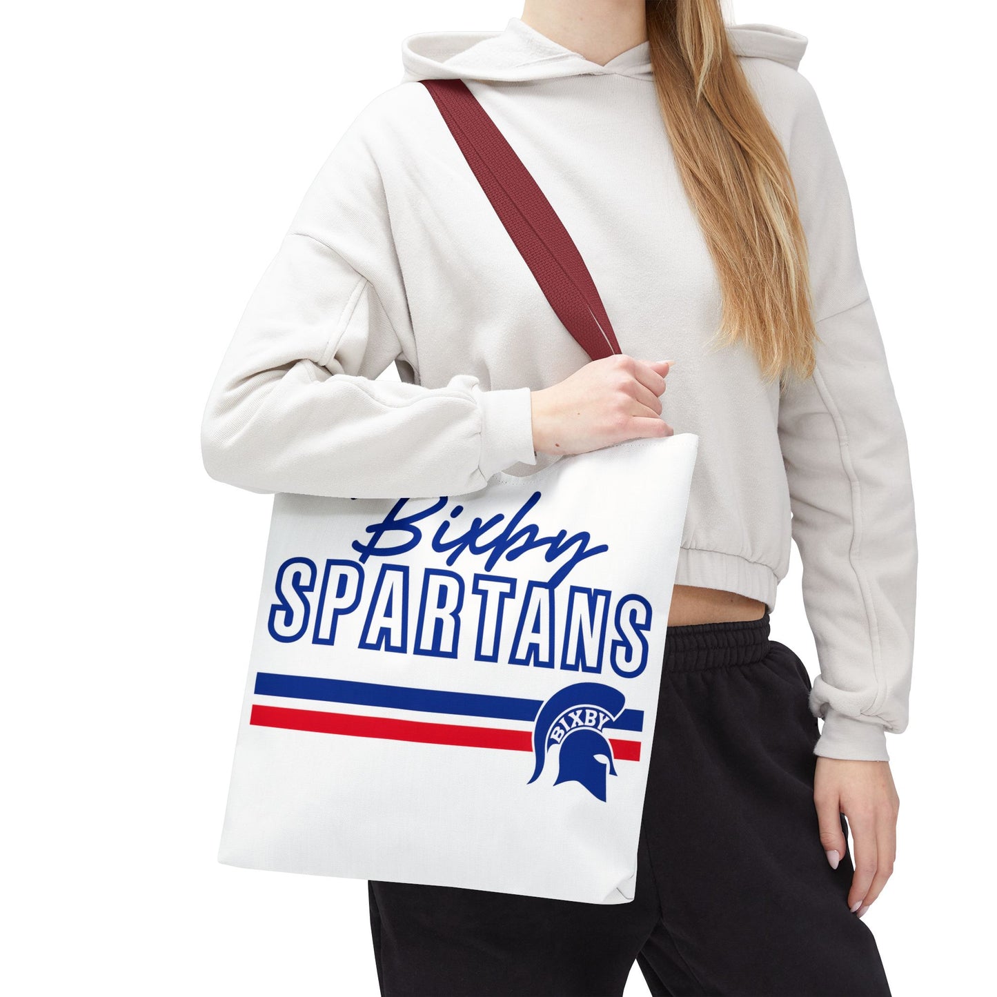 Bixby Spartans Polyester Tote Bag