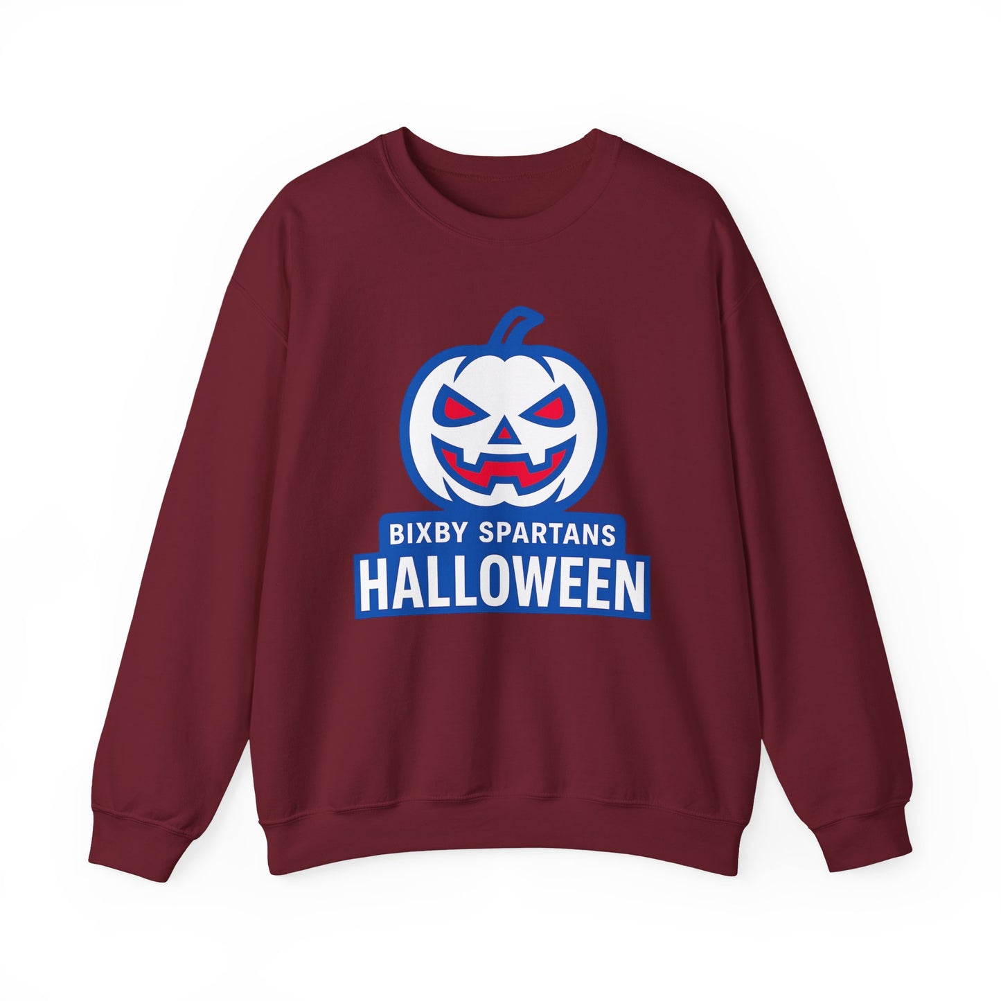 Bixby Spartans Halloween Gildan Sweatshirt