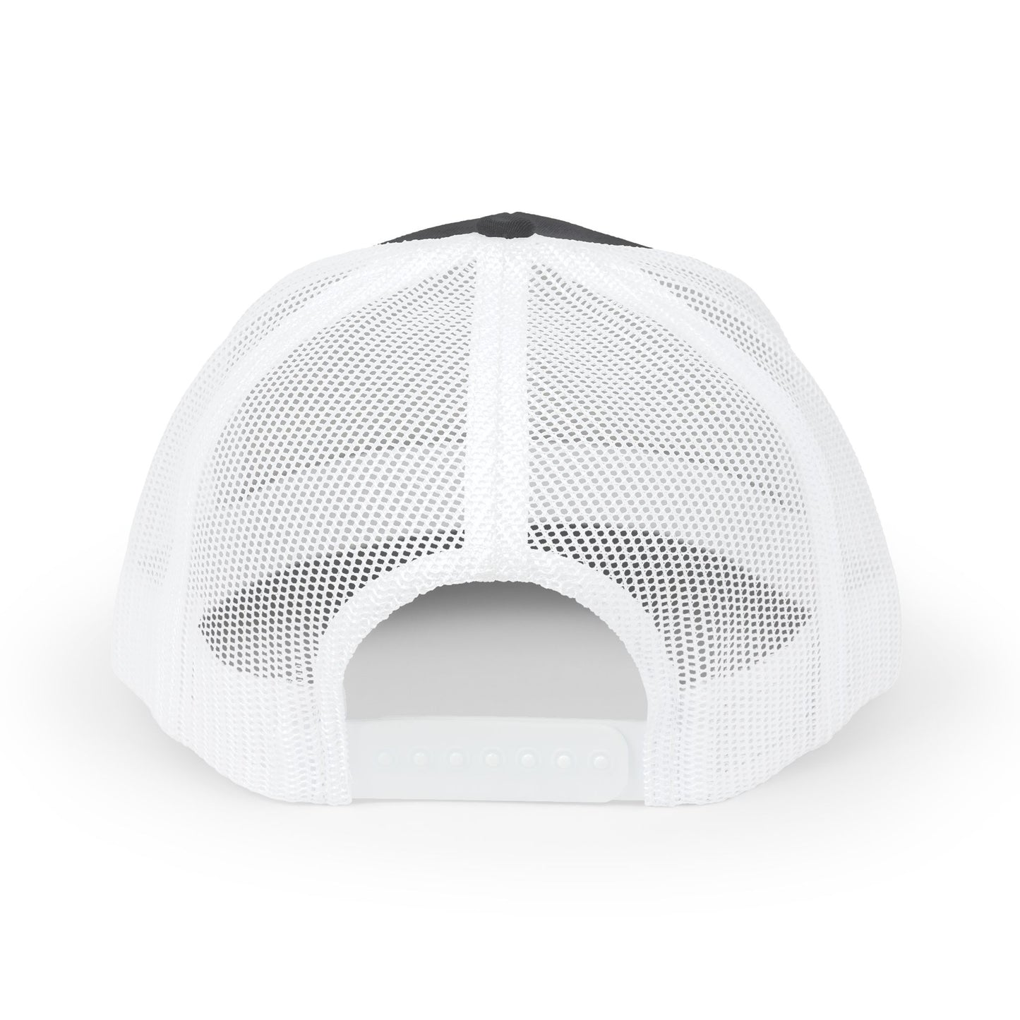 Bixby White Athletic Letter Embroidered Trucker Snapback
