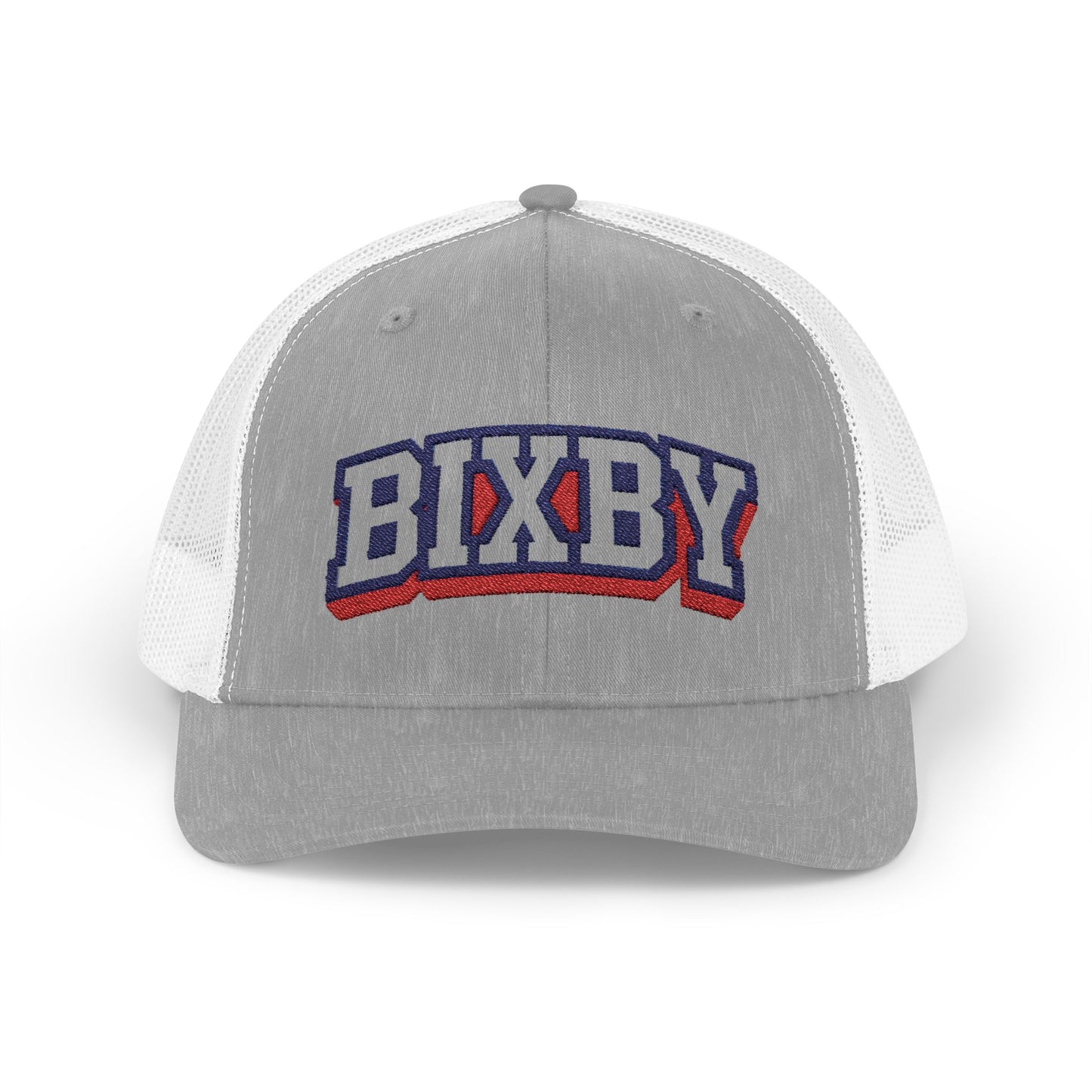Bixby Raised Letter Embroidered Trucker Snapback