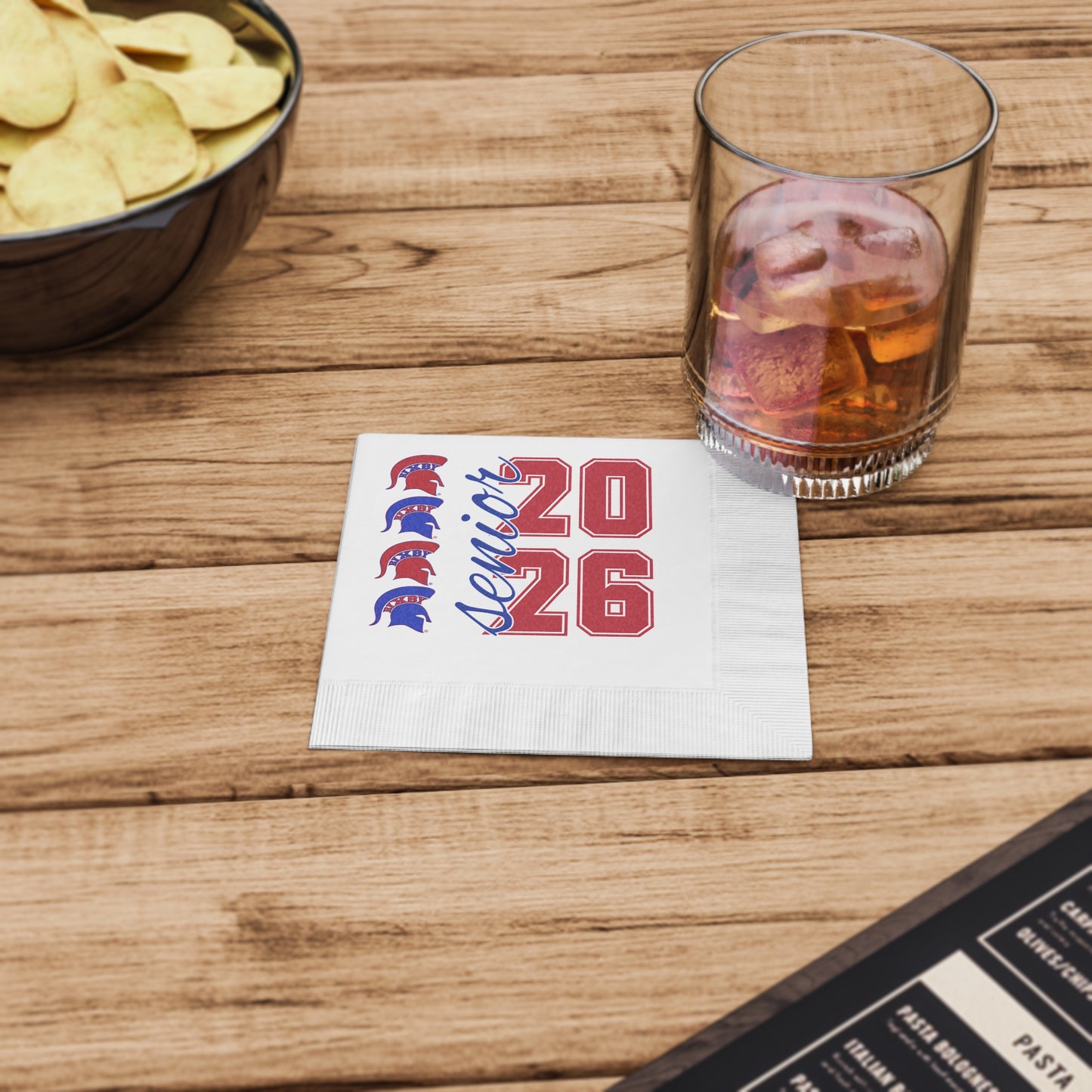 Bixby Spartan Senior Class 2026 Party Napkin