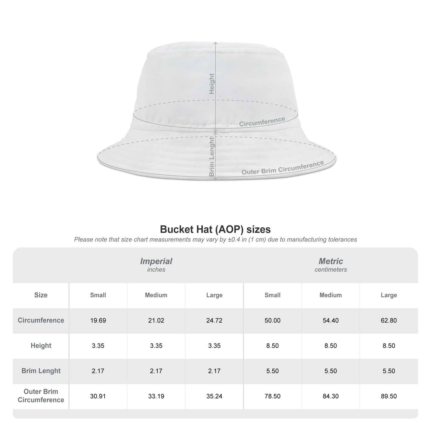 Spartan White Logo Bucket Hat