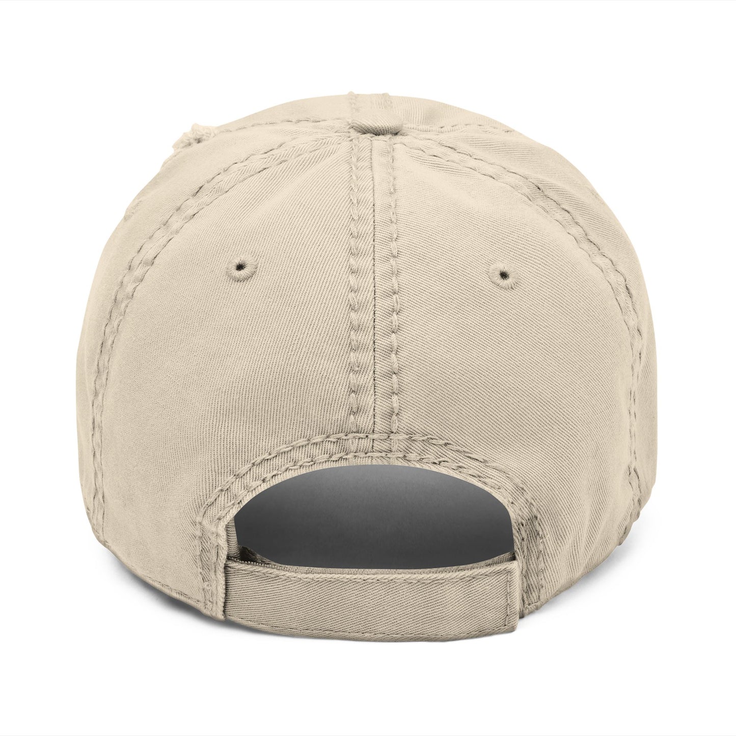 Spartan Logo Embroidered Distressed Ballcap